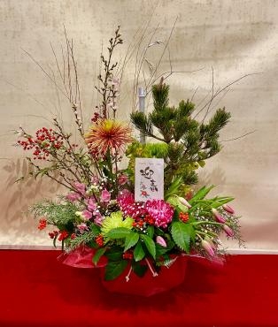 仕事初めにお花でお出迎え｜「フローリスト飾り屋」　（鹿児島県鹿児島市の花キューピット加盟店 花屋）のブログ