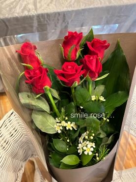 結婚記念日バラの花束|「フローリスト飾り屋」　（鹿児島県鹿児島市の花屋）のブログ